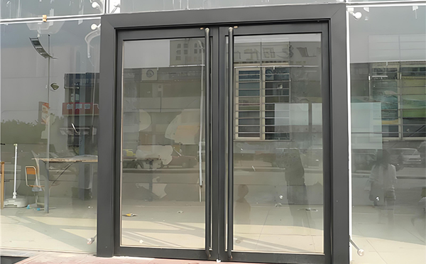 海南藏族玻璃地弹门